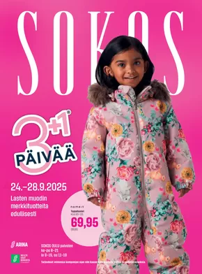 Sokos -luettelo, Lohja | Arina Sokos 3plus1 päivää lasten kuvasto S2025 | 2025-09-05T00:00:00.000Z - 2025-09-19T00:00:00.000Z