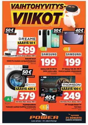 Power -luettelo, Raahe | Power tarjoukset | 2025-09-01T00:00:00.000Z - 2025-09-21T00:00:00.000Z