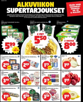 Tokmanni -luettelo, Helsinki | Ruokasanomat | 2025-09-08T00:00:00.000Z - 2025-09-22T00:00:00.000Z