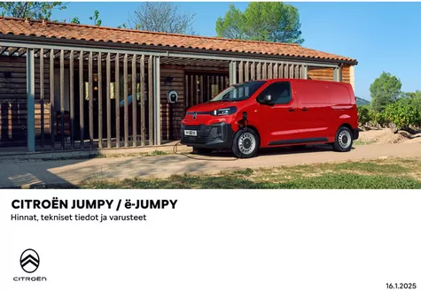 Citroën -luettelo, Tammela | Citroën Uusi Jumpy. | 2025-09-08T00:00:00.000Z - 2026-09-08T00:00:00.000Z
