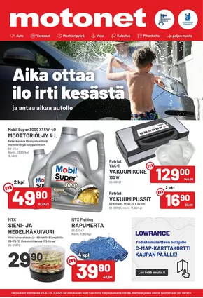Motonet -luettelo, Helsinki | Huippudiilejä kaikille asiakkaille | 2025-09-16T00:00:00.000Z - 2025-09-30T00:00:00.000Z