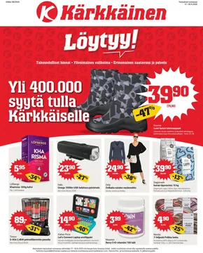 Kärkkäinen -luettelo | Näköislehti Kärkkäinen | 2025-09-17T00:00:00.000Z - 2025-10-01T00:00:00.000Z