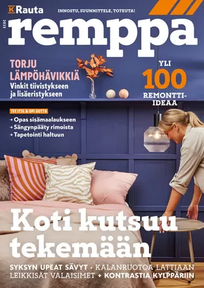 K-Rauta -luettelo, Lapua | Lue Remppa-lehteä | 2025-09-19T00:00:00.000Z - 2025-10-03T00:00:00.000Z