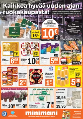 Minimani -luettelo, Kauhajoki | Löydä houkuttelevia tarjouksia | 2025-09-19T00:00:00.000Z - 2025-10-03T00:00:00.000Z