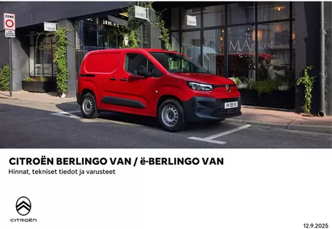 Citroën -luettelo, Maarianhamina | Citroën Uusi Berlingo VAN. | 2025-09-22T00:00:00.000Z - 2026-09-22T00:00:00.000Z