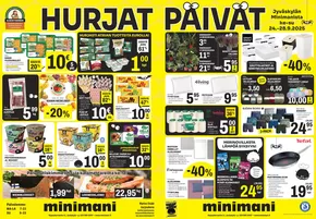 Minimani -luettelo, Kauhajoki | Mahtava tarjous kaikille asiakkaille | 2025-09-24T00:00:00.000Z - 2025-10-08T00:00:00.000Z