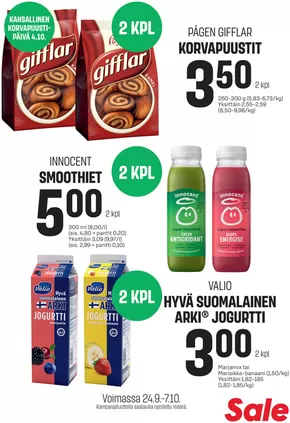 Sale -luettelo, Parainen | Eksklusiivisia diilejä ja löytöjä | 2025-09-25T00:00:00.000Z - 2025-10-09T00:00:00.000Z