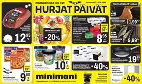 Minimani -luettelo | Tarjouksia tarjoushaukoille | 2025-09-27T00:00:00.000Z - 2025-10-11T00:00:00.000Z