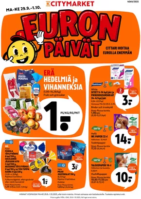 K-Citymarket -luettelo, Imatra | K-citymarket tarjoukset | 2025-09-29T00:00:00.000Z - 2025-10-13T00:00:00.000Z