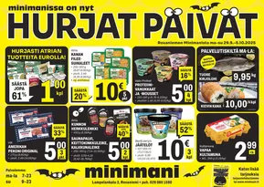 Minimani -luettelo | Laaja valikoima tarjouksia | 2025-09-29T00:00:00.000Z - 2025-10-13T00:00:00.000Z