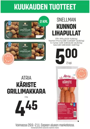 S-Market -luettelo, Kemijärvi | eepee sm kuukauden tuotteet lokakuu 2025 | 2025-09-29T00:00:00.000Z - 2025-10-13T00:00:00.000Z