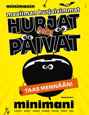 Minimani -luettelo, Somero | Minimani Yhtiöt Oy | 2025-10-01T00:00:00.000Z - 2025-10-15T00:00:00.000Z