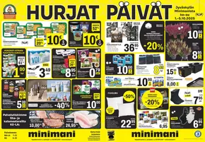 Minimani -luettelo, Seinäjoki | Parhaat tarjouksemme sinulle | 2025-10-01T00:00:00.000Z - 2025-10-15T00:00:00.000Z