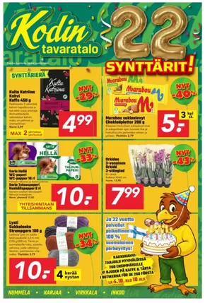 Kodin Tavaratalo -luettelo, Inkoo | Parhaat diilimme sinulle | 2025-10-02T00:00:00.000Z - 2025-10-16T00:00:00.000Z