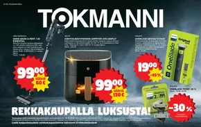 Tokmanni -luettelo, Siilinjärvi | Kodintekniikkaliite | 2025-10-05T00:00:00.000Z - 2025-10-19T00:00:00.000Z