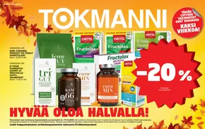 Tokmanni -luettelo, Siilinjärvi | Terveystuoteliite | 2025-10-05T00:00:00.000Z - 2025-10-19T00:00:00.000Z