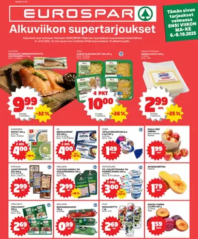 Tokmanni -luettelo, Siilinjärvi | EUROSPAR Ylöjärvi Ruokasanomat | 2025-10-05T00:00:00.000Z - 2025-10-19T00:00:00.000Z
