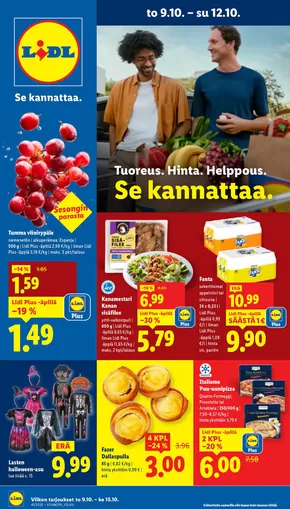 Lidl -luettelo, Hanko | Parhaat löytömme | 2025-10-06T00:00:00.000Z - 2025-10-15T00:00:00.000Z