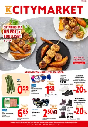 K-Citymarket -luettelo, Pietarsaari | K-citymarket tarjoukset | 2025-10-07T00:00:00.000Z - 2025-10-21T00:00:00.000Z