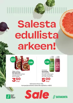 S-Market -luettelo, Vantaa | Sale edut 24.9.-7.10.2025 | 2025-10-07T00:00:00.000Z - 2025-10-21T00:00:00.000Z
