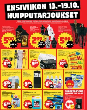 Tokmanni -luettelo, Ilmajoki | Ensiviikon huipputarjoukset | 2025-10-09T00:00:00.000Z - 2025-10-23T00:00:00.000Z