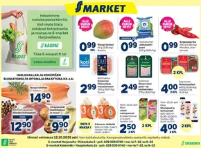 S-Market -luettelo, Mäntyharju | S-Market tarjoukset | 2025-10-09T00:00:00.000Z - 2025-10-23T00:00:00.000Z