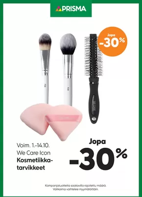 Prisma -luettelo, Helsinki | Prisma We Care Icon 1.–14.10. | 2025-10-11T00:00:00.000Z - 2025-10-25T00:00:00.000Z