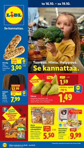 Lidl -luettelo, Siilinjärvi | Houkuttelevia erikoistarjouksia kaikille | 2025-10-13T00:00:00.000Z - 2025-10-22T00:00:00.000Z