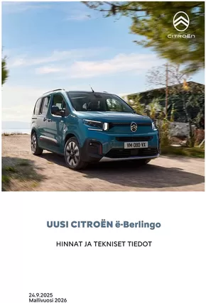 Citroën Uusi ë-Berlingo.