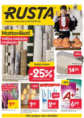 Rusta -luettelo | Rusta tarjoukset | 2025-10-15T00:00:00.000Z - 2025-10-29T00:00:00.000Z