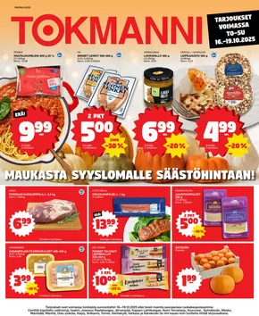 Tokmanni -luettelo, Forssa | Ruokasanomat | 2025-10-16T00:00:00.000Z - 2025-10-30T00:00:00.000Z