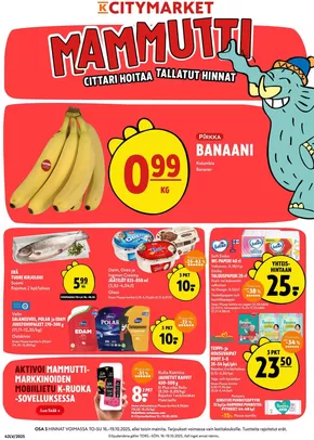 K-Citymarket -luettelo, Valkeakoski | K-citymarket tarjoukset | 2025-10-16T00:00:00.000Z - 2025-10-30T00:00:00.000Z