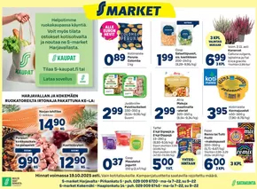 S-Market -luettelo, Helsinki | S-Market tarjoukset | 2025-10-16T00:00:00.000Z - 2025-10-30T00:00:00.000Z