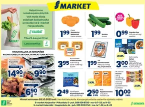 S-Market -luettelo, Ilmajoki | S-Market tarjoukset | 2025-10-23T00:00:00.000Z - 2025-11-06T00:00:00.000Z