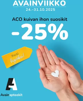 Avainapteekit -luettelo | Huipputarjouksia säästöhaukoille | 2025-10-30T00:00:00.000Z - 2025-11-13T00:00:00.000Z