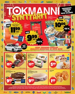 Tokmanni -luettelo | Ruokasanomat | 2025-10-30T00:00:00.000Z - 2025-11-13T00:00:00.000Z