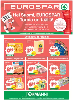 Tokmanni -luettelo, Mikkeli | EUROSPAR Avajaistarjoukset | 2025-11-06T00:00:00.000Z - 2025-11-09T00:00:00.000Z