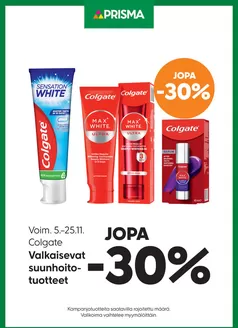 Prisma -luettelo, Lempäälä | Prisma Colgate 5.–25.11. | 2025-05-05T00:00:00.000Z - 2025-11-25T00:00:00.000Z