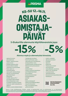 Prisma -luettelo, Lempäälä | TOK Prisma AO-päivät vko 46 | 2025-11-12T00:00:00.000Z - 2025-11-16T00:00:00.000Z