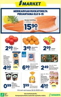 S-Market -luettelo, Virrat | S-market Merikarvia 12.–16.11.2025 | 2025-11-12T00:00:00.000Z - 2025-11-25T00:00:00.000Z