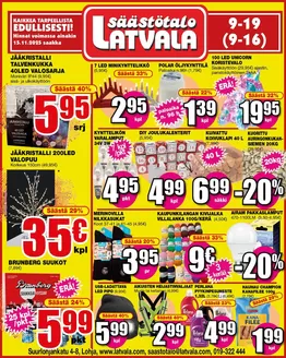 Latvala -luettelo, Espoo | Latvala tarjoukset | 2025-11-17T00:00:00.000Z - 2025-12-01T00:00:00.000Z