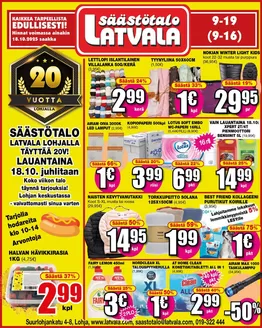 Latvala -luettelo, Espoo | Huippudiilit ja alennukset | 2025-11-17T00:00:00.000Z - 2025-12-01T00:00:00.000Z