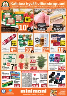 Minimani -luettelo, Oulu | Eksklusiivisia löytöjä | 2025-11-19T00:00:00.000Z - 2025-11-23T00:00:00.000Z
