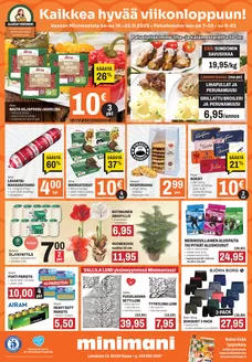 Minimani -luettelo, Oulu | Alennukset ja kampanjat | 2025-11-19T00:00:00.000Z - 2025-11-23T00:00:00.000Z