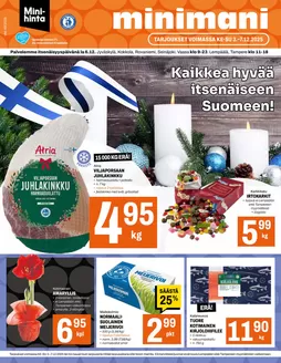 Minimani -luettelo, Mikkeli | Minimani Yhtiöt Oy | 2025-12-03T00:00:00.000Z - 2025-12-07T00:00:00.000Z