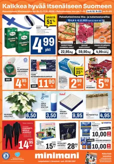 Minimani -luettelo, Mikkeli | Uusia tarjouksia löydettäväksi | 2025-12-03T00:00:00.000Z - 2025-12-07T00:00:00.000Z