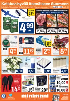 Minimani -luettelo, Mikkeli | Huippudiilejä kaikille asiakkaille | 2025-12-03T00:00:00.000Z - 2025-12-07T00:00:00.000Z