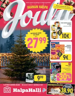 HalpaHalli -luettelo, Tampere | Parhaat löytömme | 2025-12-10T00:00:00.000Z - 2025-12-16T00:00:00.000Z