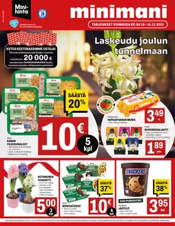 Minimani -luettelo, Jyväskylä | Minimani Yhtiöt Oy | 2025-12-10T00:00:00.000Z - 2025-12-14T00:00:00.000Z