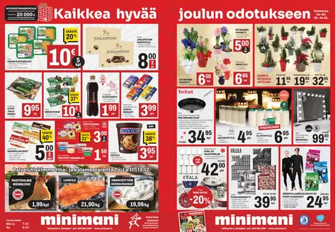 Minimani -luettelo, Jyväskylä | Eksklusiivisia diilejä ja löytöjä | 2025-12-11T00:00:00.000Z - 2025-12-14T00:00:00.000Z